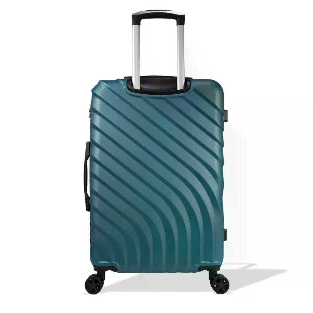 Mala Grande 32kg ABS Rígida Rodas Giro 360º Curve Seanite Petróleo 2