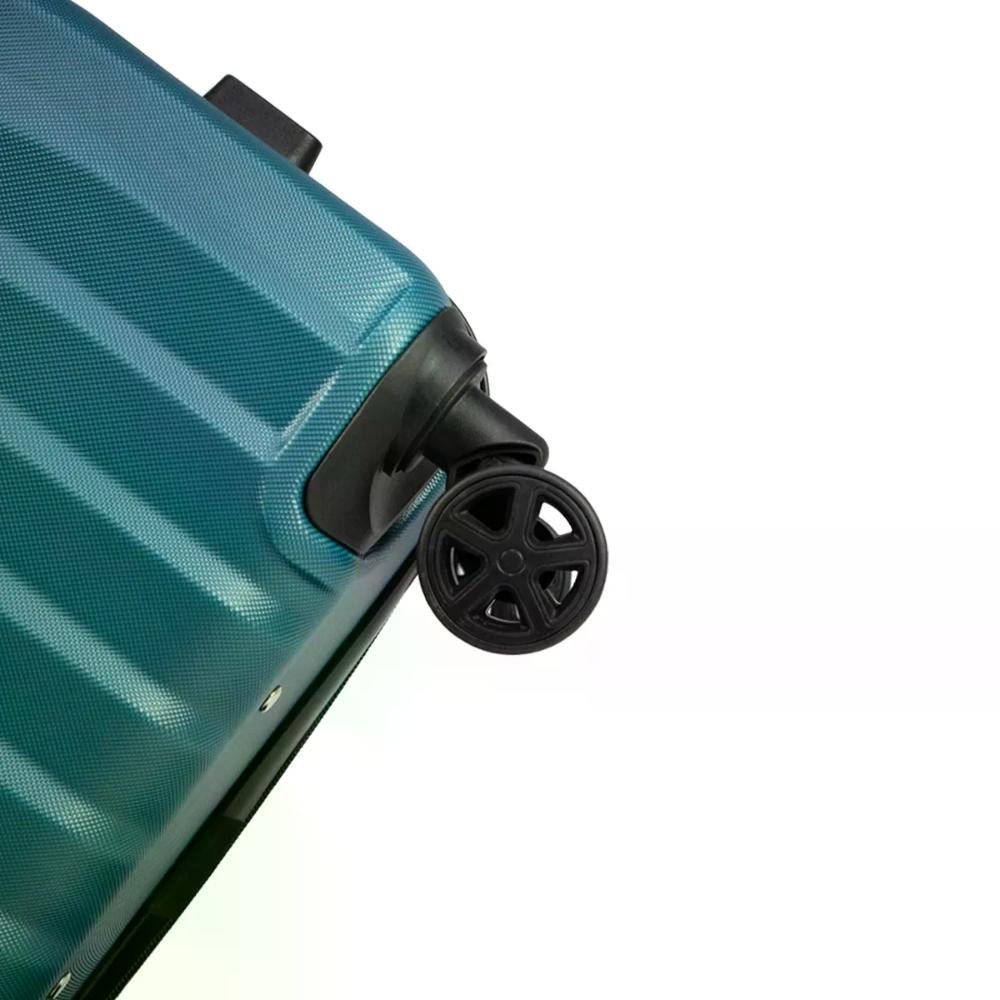 Mala Grande 32kg ABS Rígida Rodas Giro 360º Curve Seanite Petróleo 9