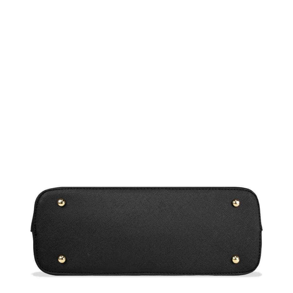 Bolsa Ombro Tote Safiano Le Postiche Preto 6