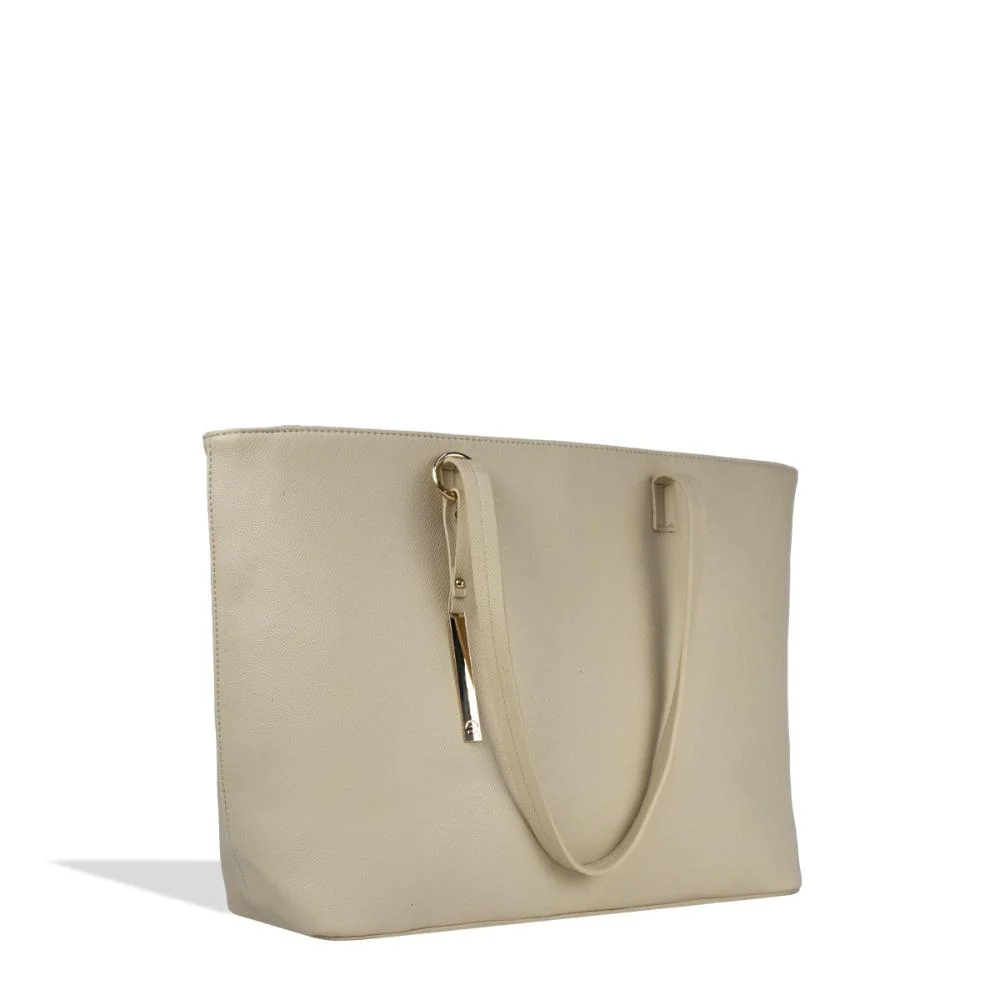 Bolsa Ombro Basic Tote Togo Le Postiche Bege 3
