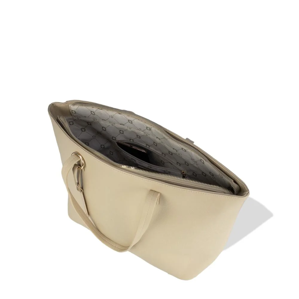 Bolsa Ombro Basic Tote Togo Le Postiche Bege 4