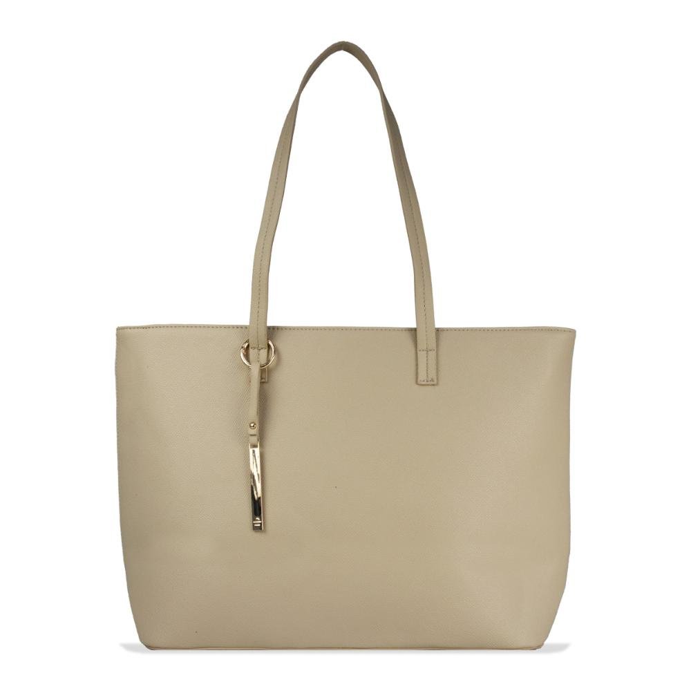 Bolsa Ombro Basic Tote Togo Le Postiche Bege 7