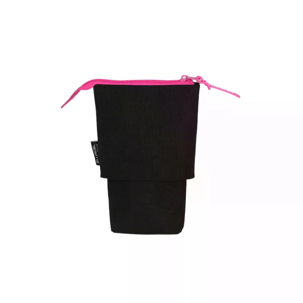 Estojo Infantil Retrátil Vertical Panda e Gatinho Up4you Pink 3