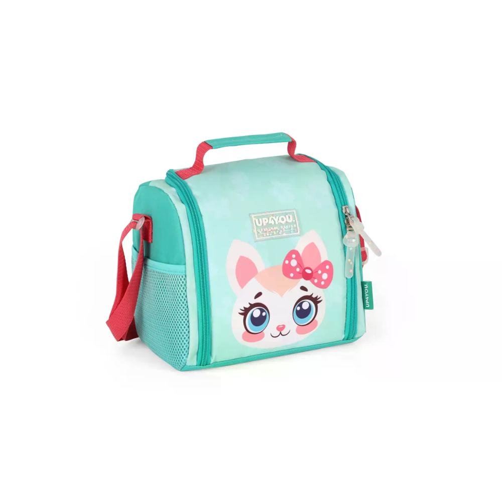 Lancheira Escolar Juvenil Bichos Fofos Up4you Verde 3