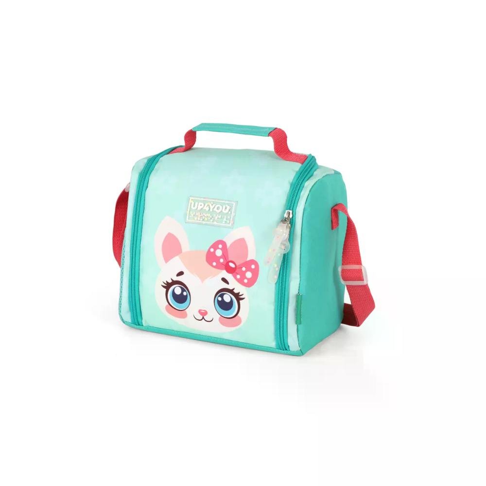Lancheira Escolar Juvenil Bichos Fofos Up4you Verde 5