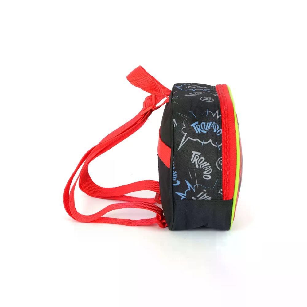 Lancheira Escolar Infantil Enaldinho Vai com Tudo Up4you Preto 3