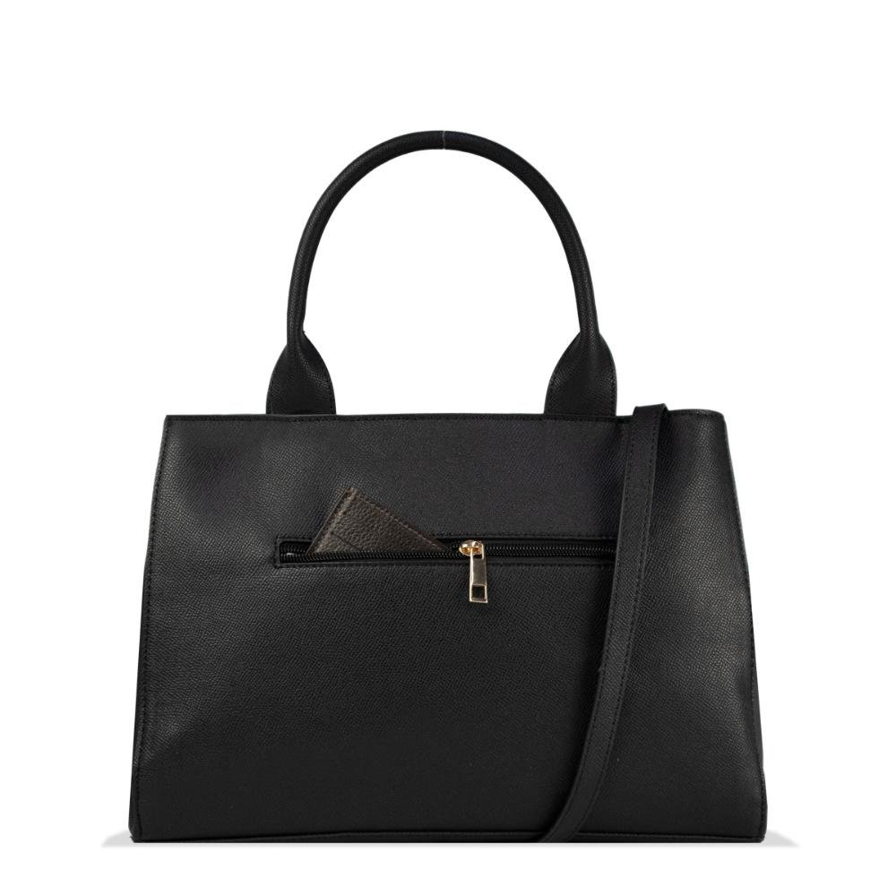 Bolsa Mão e Transversal Togo SS240083 Le Postiche  Preto 2