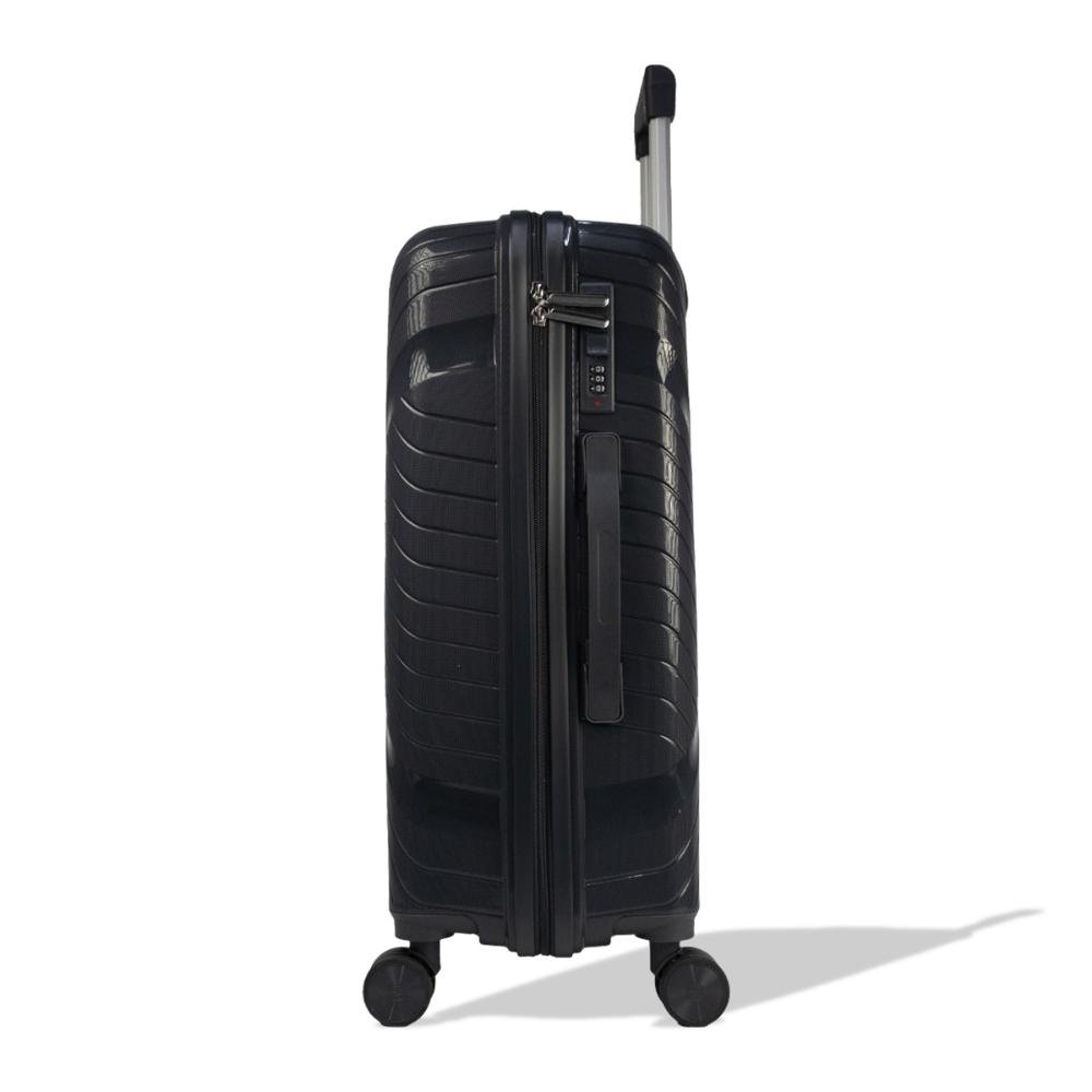 Mala Grande 32kg Polipropileno com Rodas Giro 360º Voxx Day By Day Preto 13