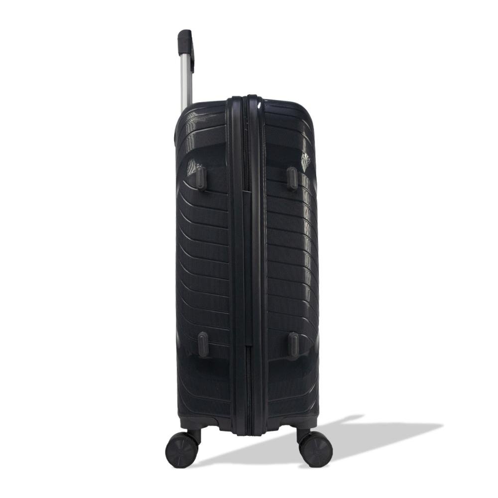 Mala Grande 32kg Polipropileno com Rodas Giro 360º Voxx Day By Day Preto 5