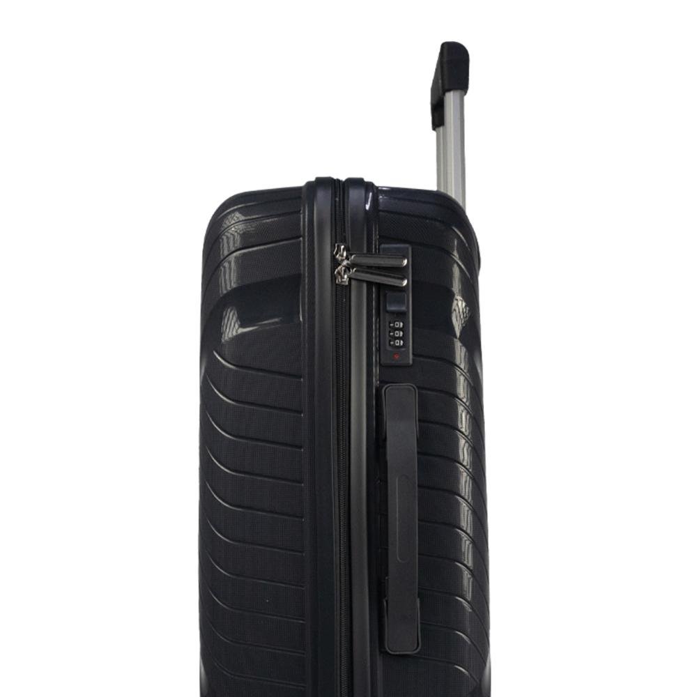 Mala Grande 32kg Polipropileno com Rodas Giro 360º Voxx Day By Day Preto 6