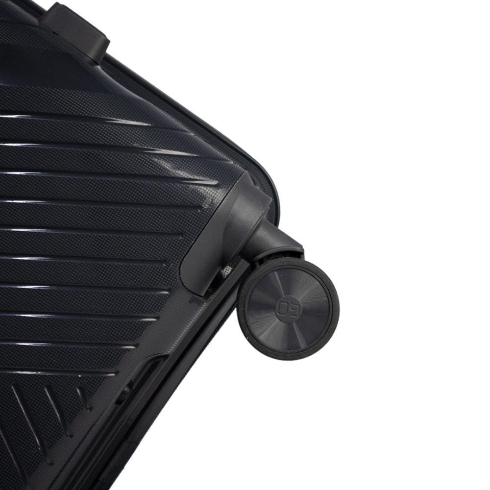 Mala Grande 32kg Polipropileno com Rodas Giro 360º Voxx Day By Day Preto 9