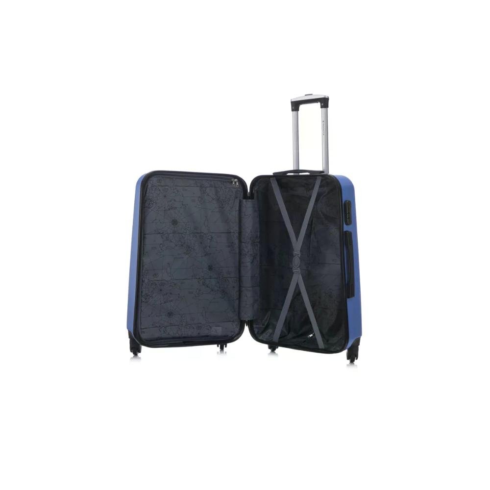 Mala Média 23kg Rígida Rodas 360º Vega Seanite Azul 3