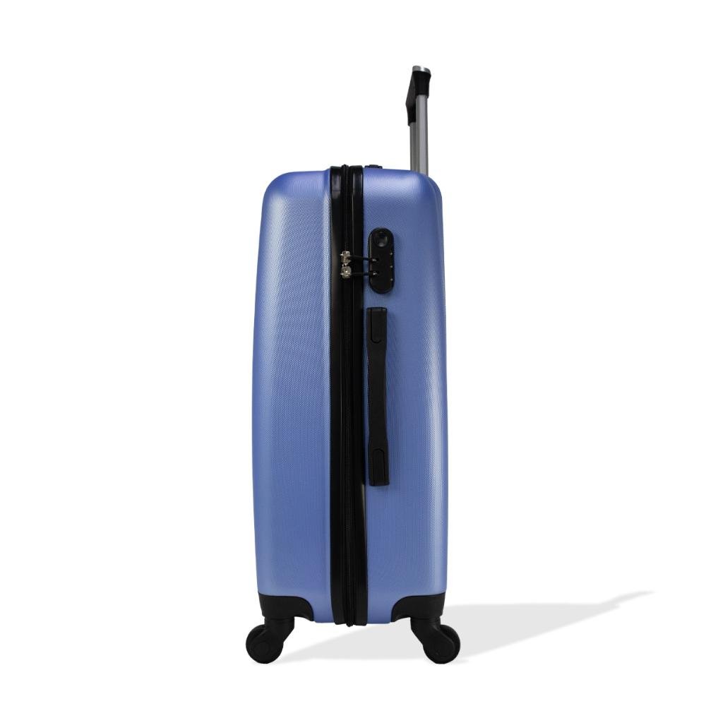 Mala Média 23kg Rígida Rodas 360º Vega Seanite Azul 6