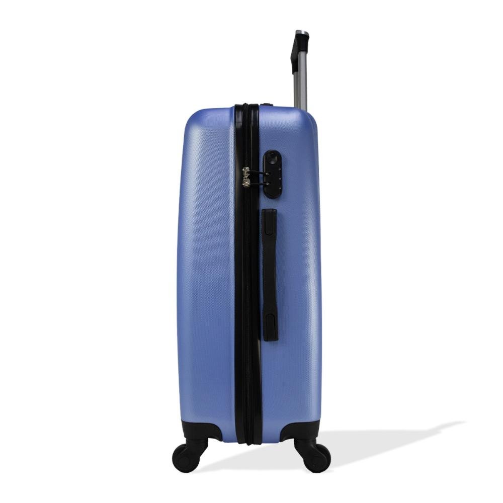 Mala Grande 32kg Rígida Rodas 360º Vega Seanite Azul 3