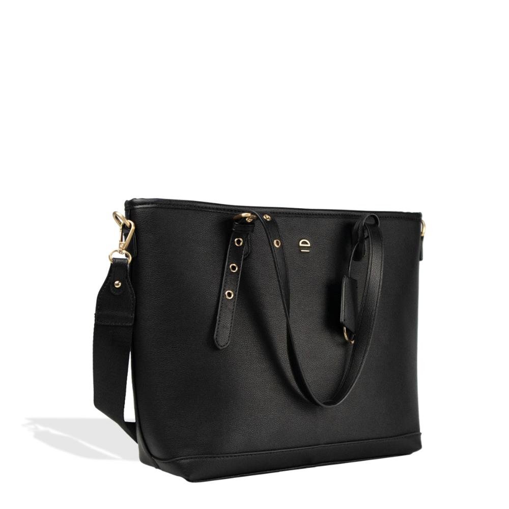 Bolsa Ombro Tote Nó Essentials Le Postiche Preto 2