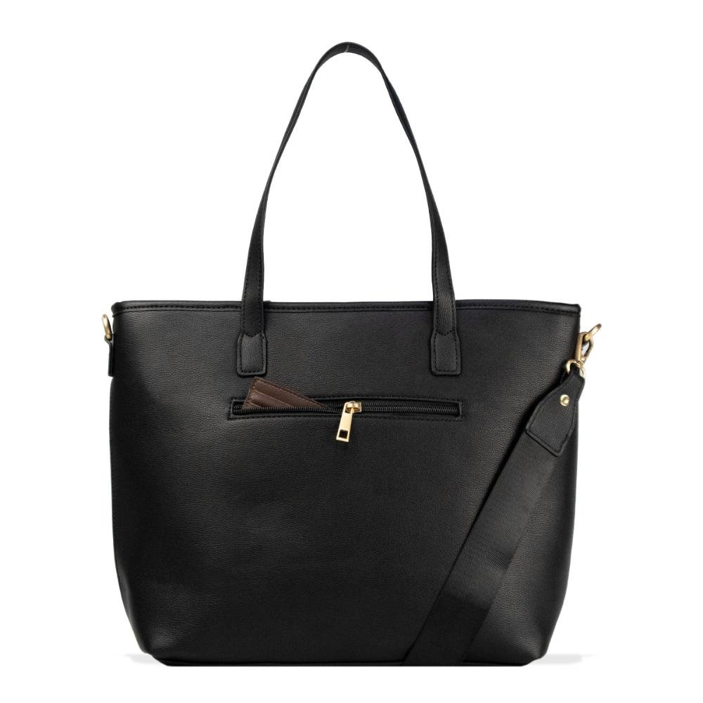 Bolsa Ombro Tote Nó Essentials Le Postiche Preto 4