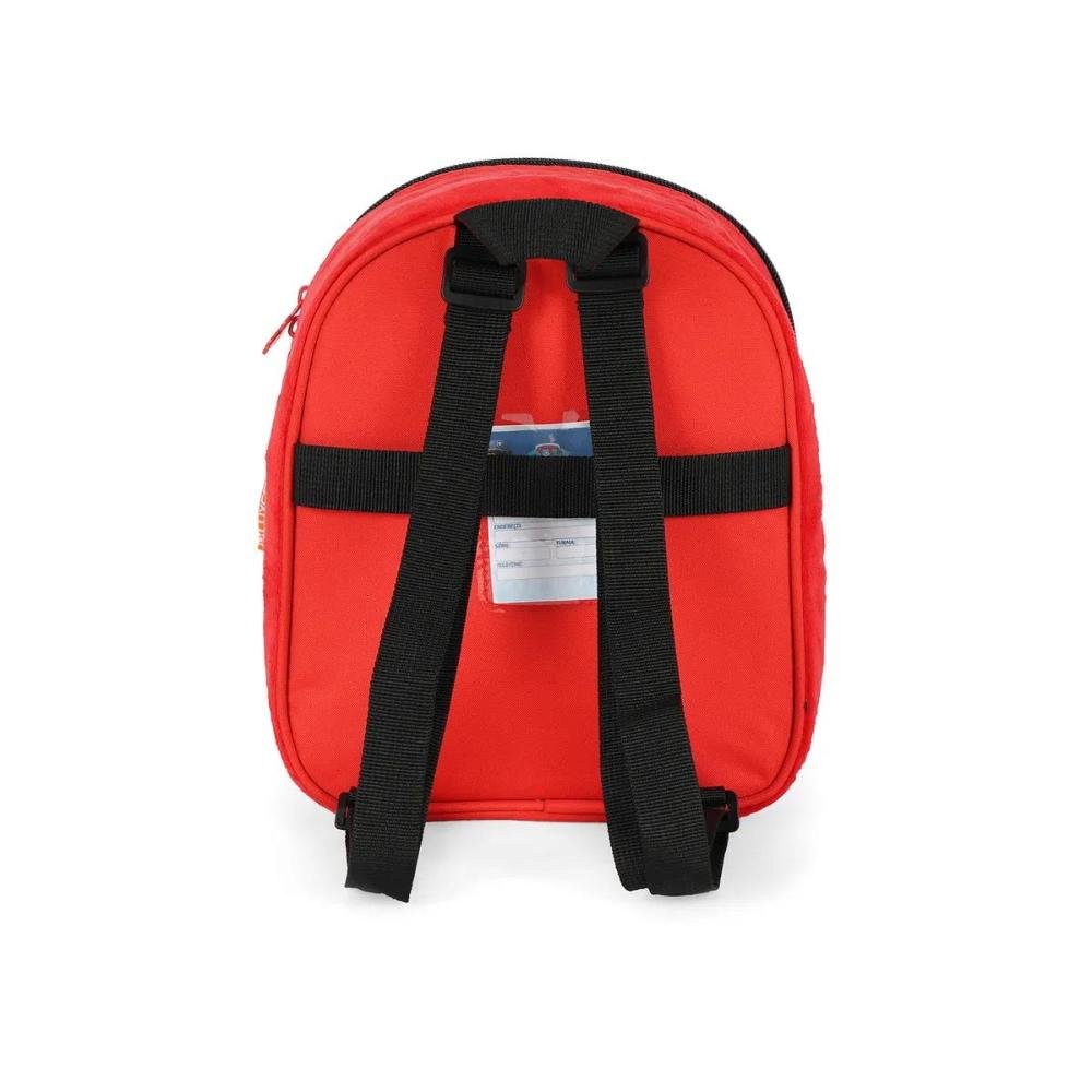 Lancheira Escolar Infantil Costas Patrulha Canina Luxcel Vermelho 2