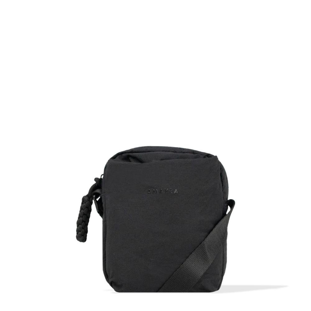 Bolsa Tiracolo Para Garrafa Nylon Sport Amayra Preto 8