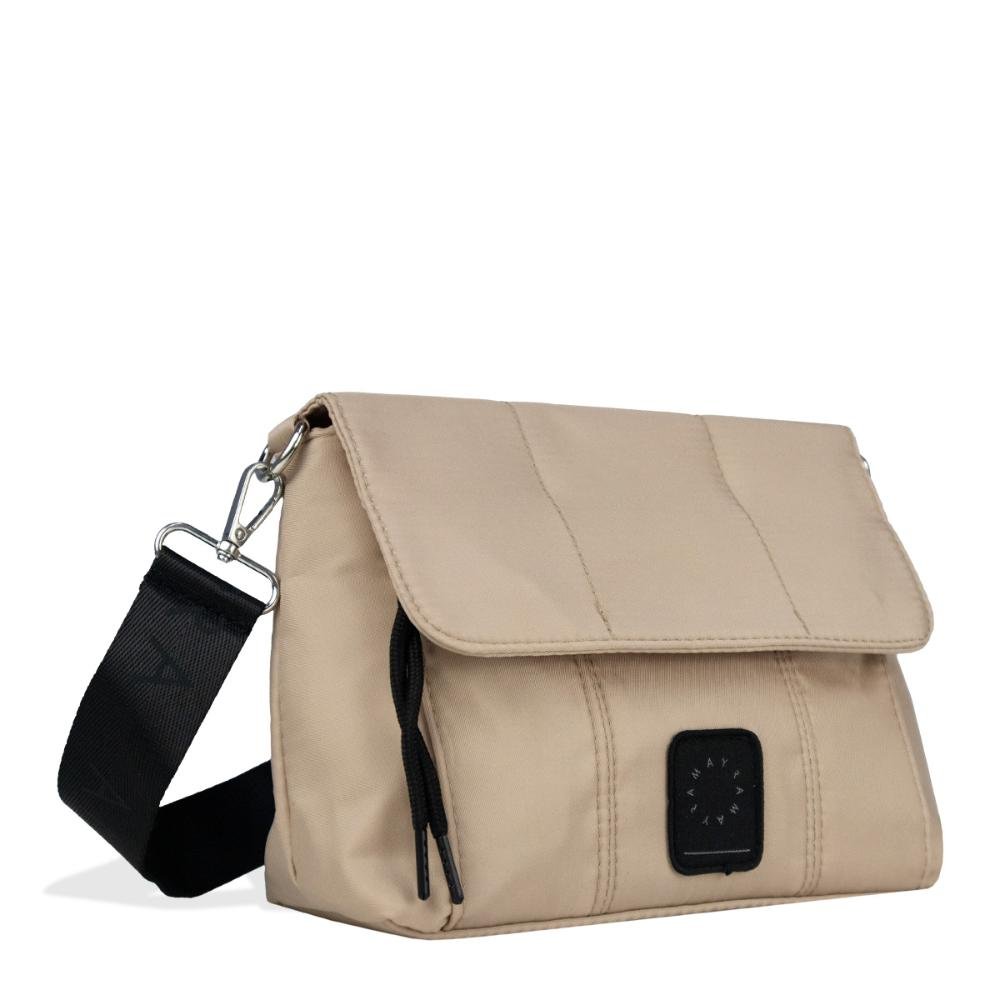 Bolsa Transversal Feminina Amayra Bege 3