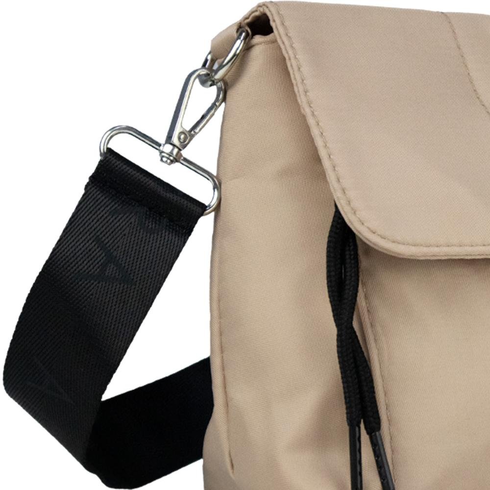 Bolsa Transversal Feminina Amayra Bege 5