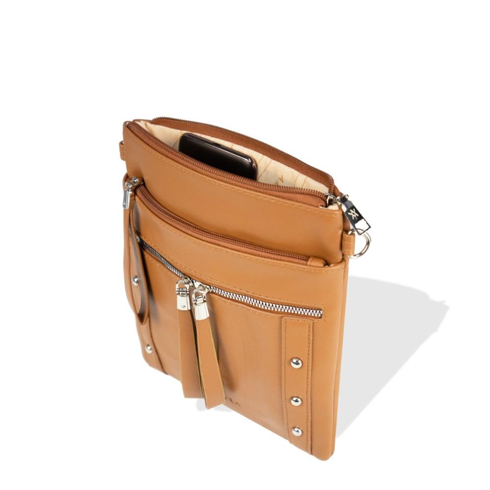 Bolsa Transversal Feminina Amayra Marrom 3