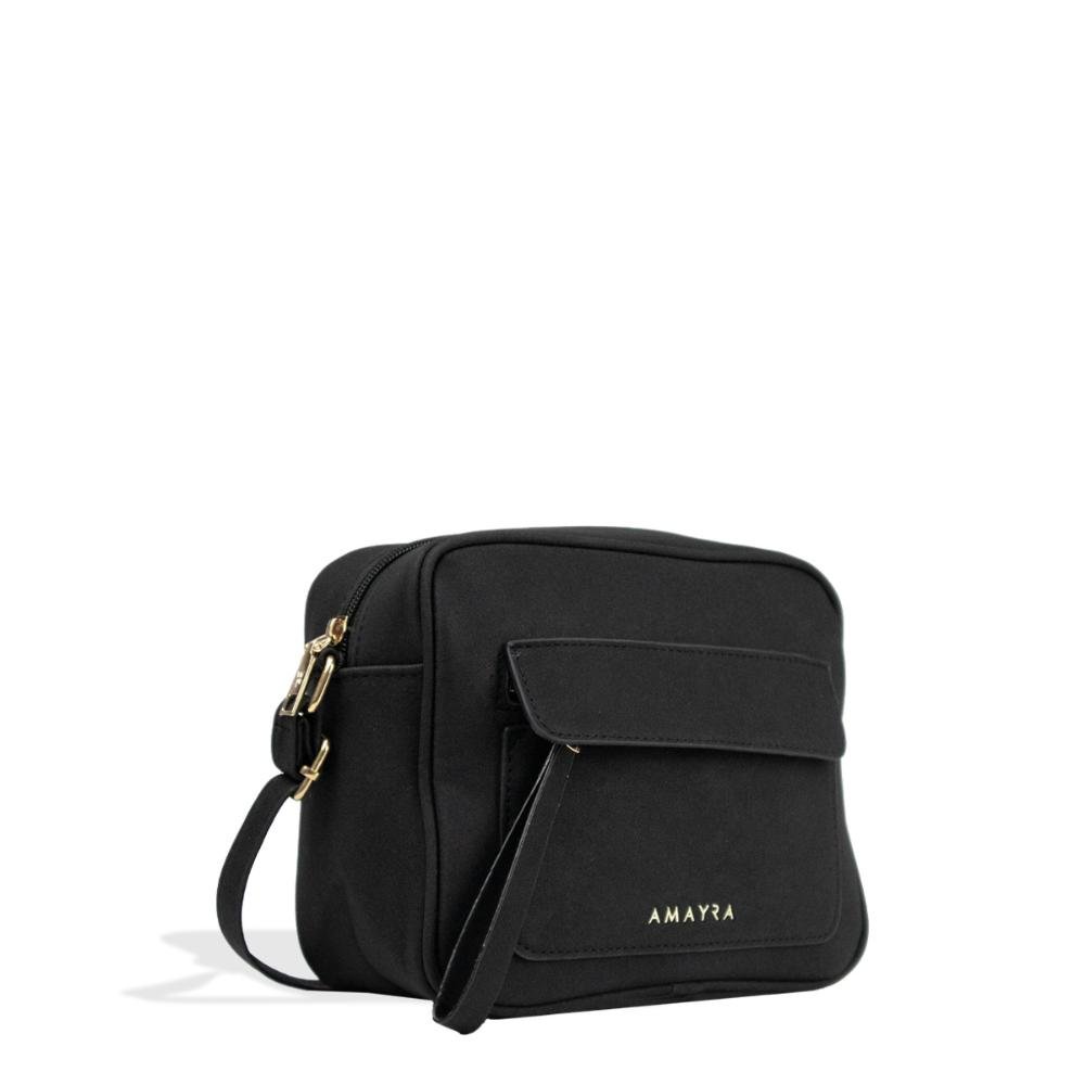 Bolsa Transversal Feminina Lazer Amayra Preto 2