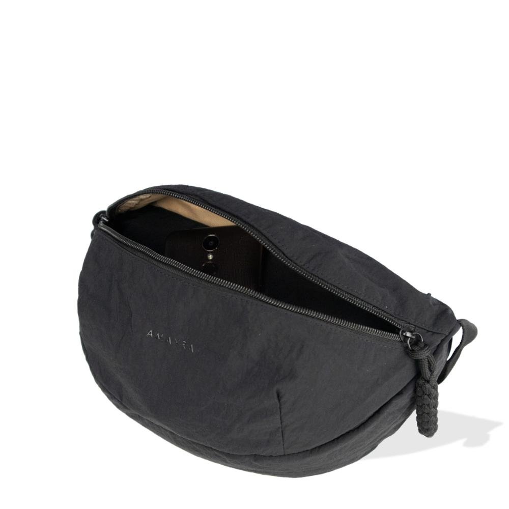 Bolsa Transversal Lua Sport Nylon Amayra Preto 3