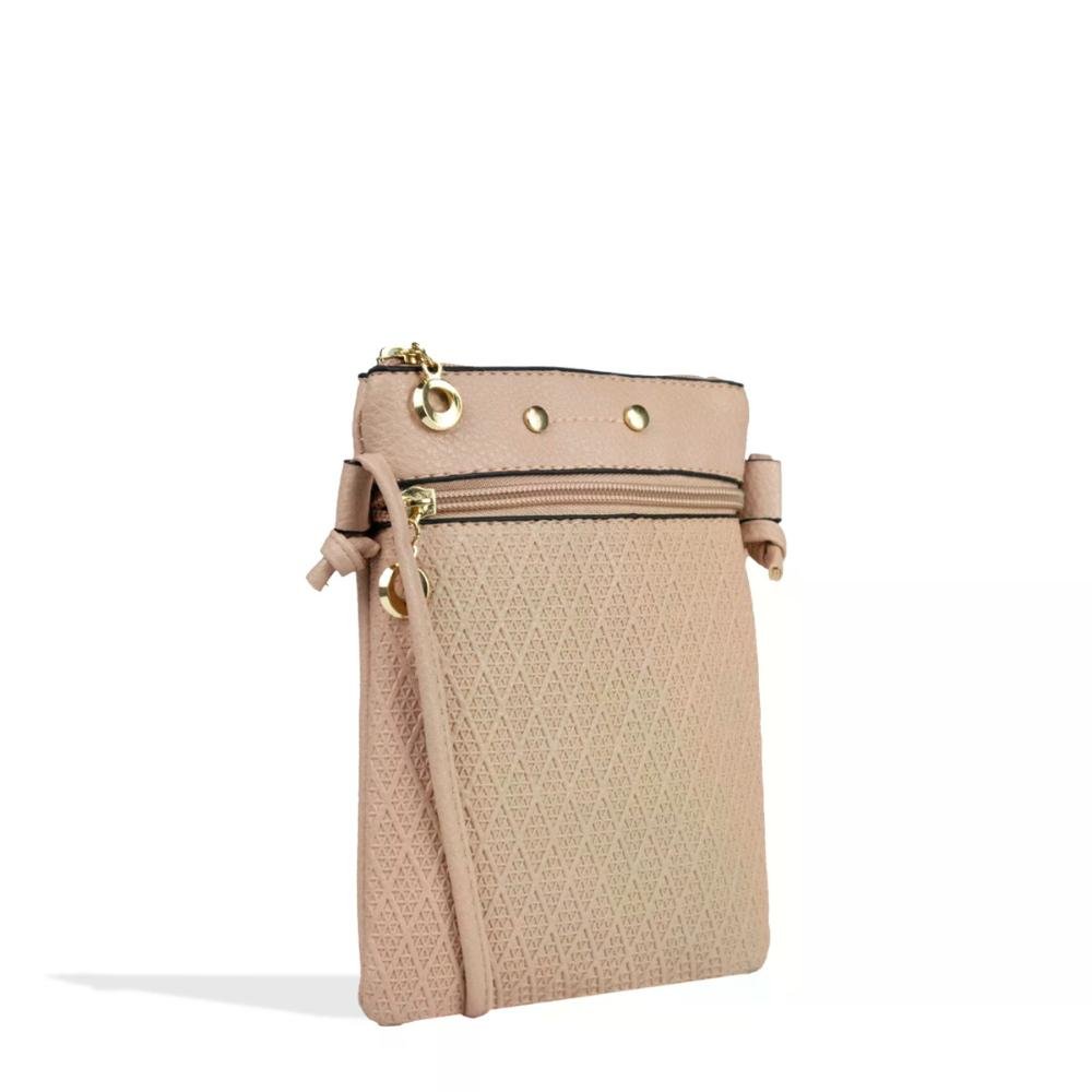 Bolsa Transversal Feminina Lazer Gash Nude 3
