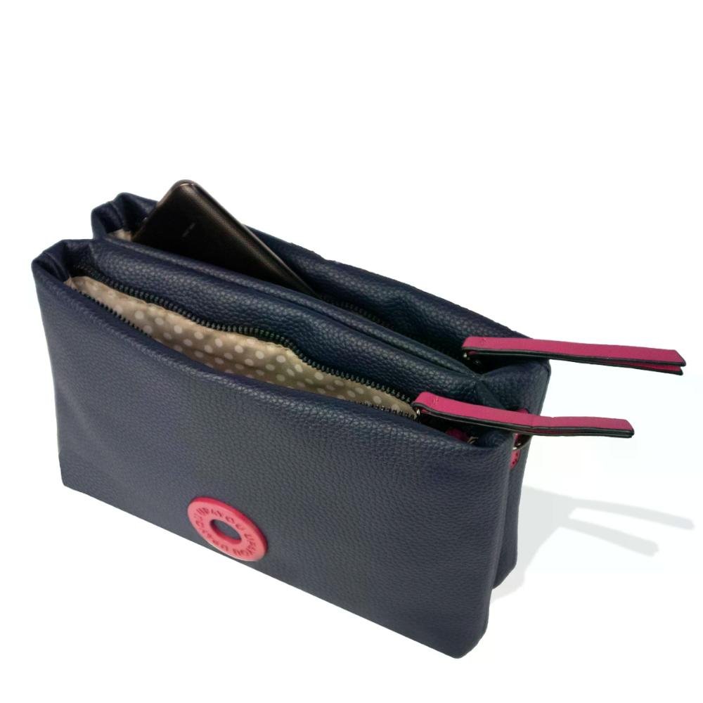 Bolsa Feminina Transversal Urbano UP4YOU Azul Marinho 6