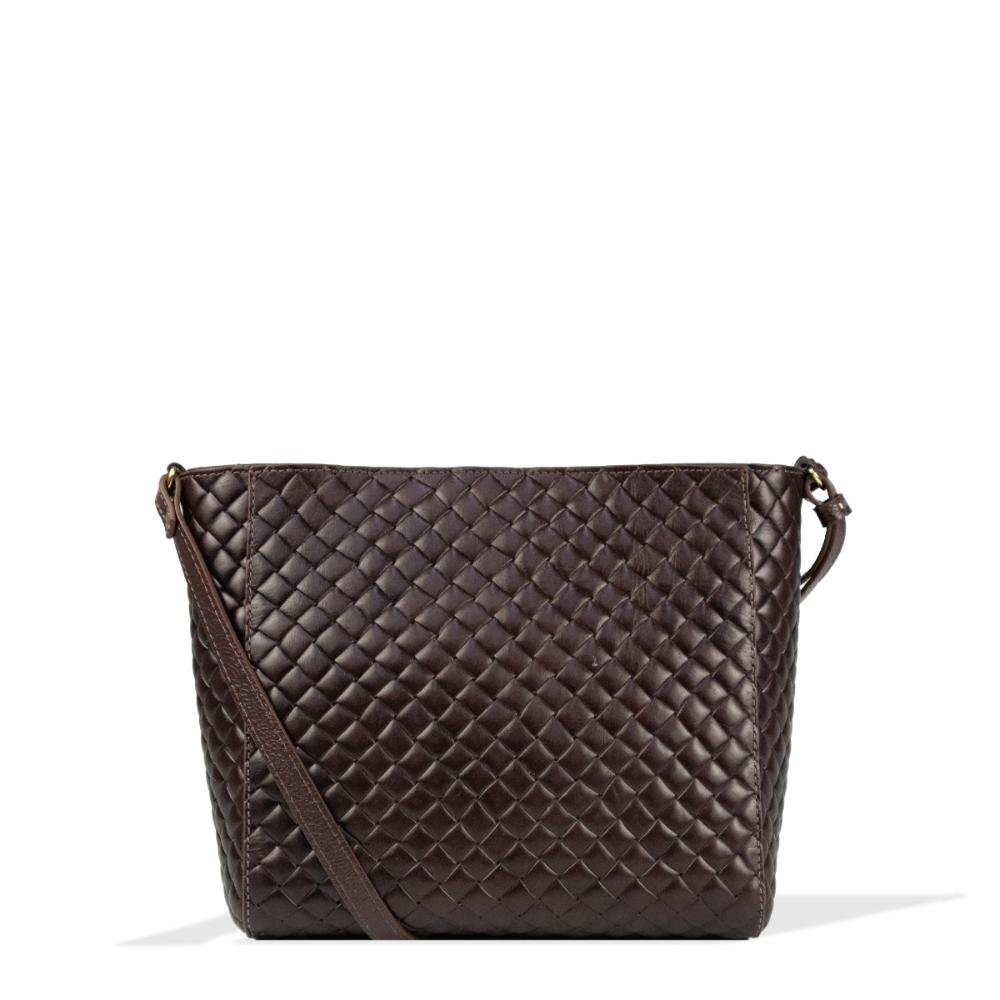 Bolsa Crosbody Transversal Feminina Le Postiche Marrom 2