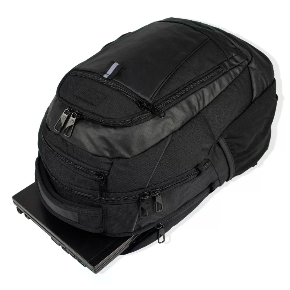 Mochila Notebook 18" 2 Compartimentos Brooklyn Xtrem Preto 7