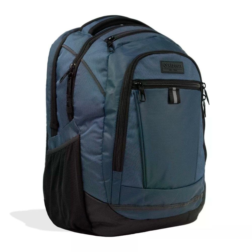 Mochila Notebook 18" 2 Compartimentos Brooklyn Xtrem Azul 2