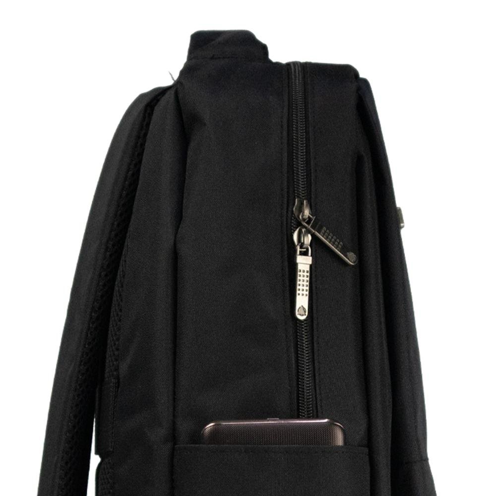 Mochila Notebook 15,6” USB Casual Seanite Preto 5