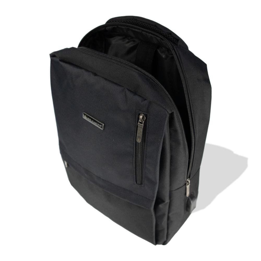 Mochila Notebook 15,6” USB Casual Seanite Preto 7