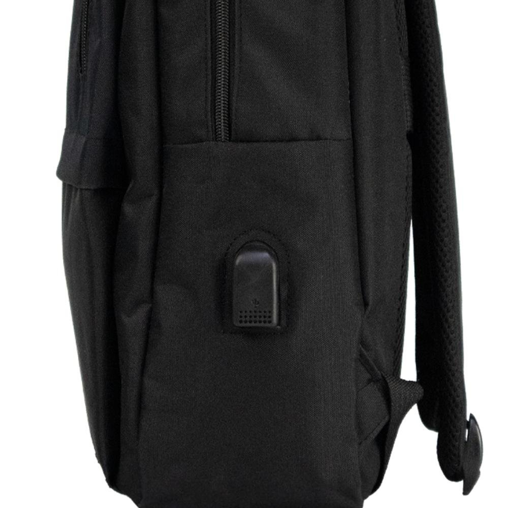 Mochila Notebook 15,6” USB Casual Seanite Preto 9