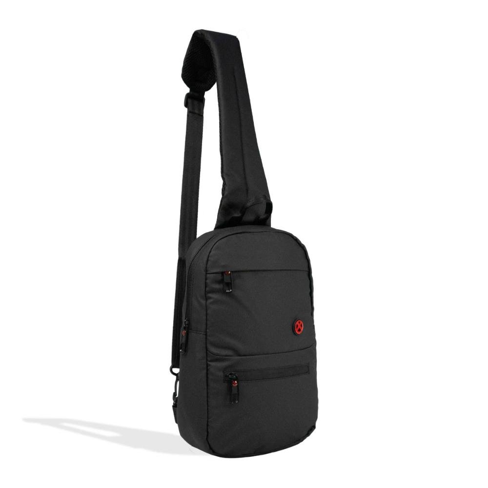Mochila Transversal Masculina Unicross Preto 2