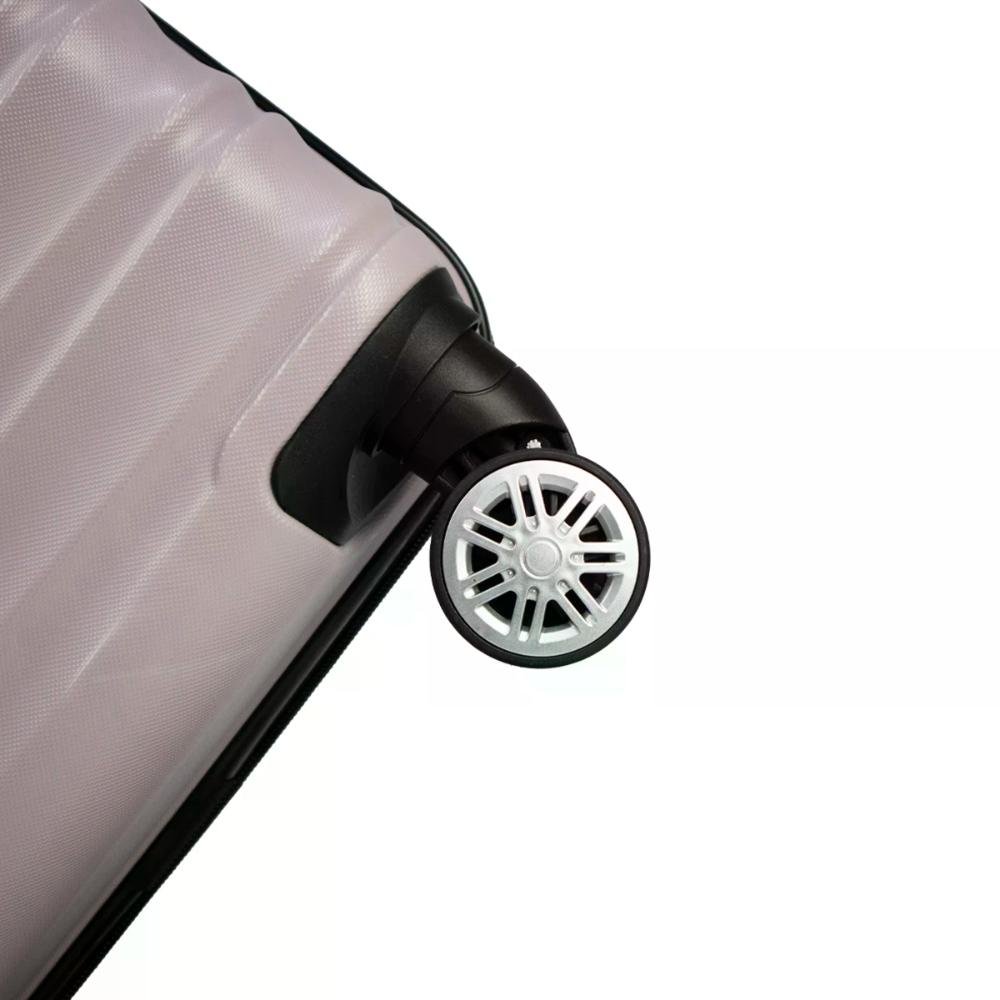 Mala Pequena 10kg Rígida Rodas Giro 360º ABS Pisa Allabard Rosa 8