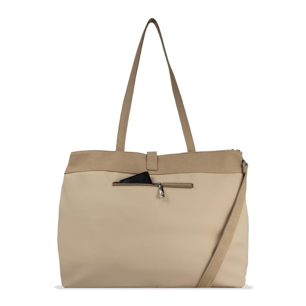 Bolsa Ombro Shopping Bag Amayra  Bege 2