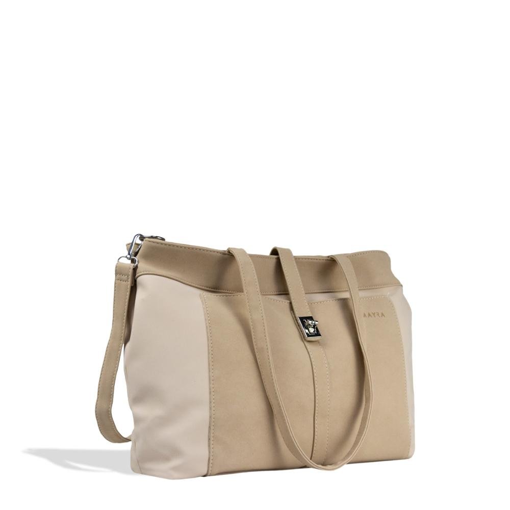 Bolsa Ombro Shopping Bag Amayra  Bege 3