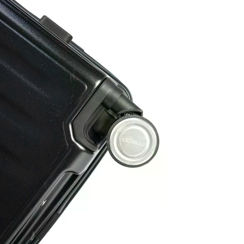 Mala de Viagem Grande 32kg Rígida Rodas Giro 360° Preto 9