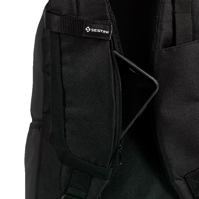 Mochila Escolar Tactical Snow Sestini Preto/Branco 7