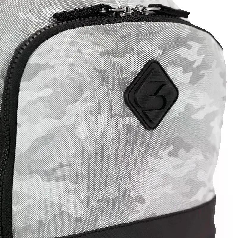 Mochila Escolar Tactical Snow Sestini Preto/Branco 9