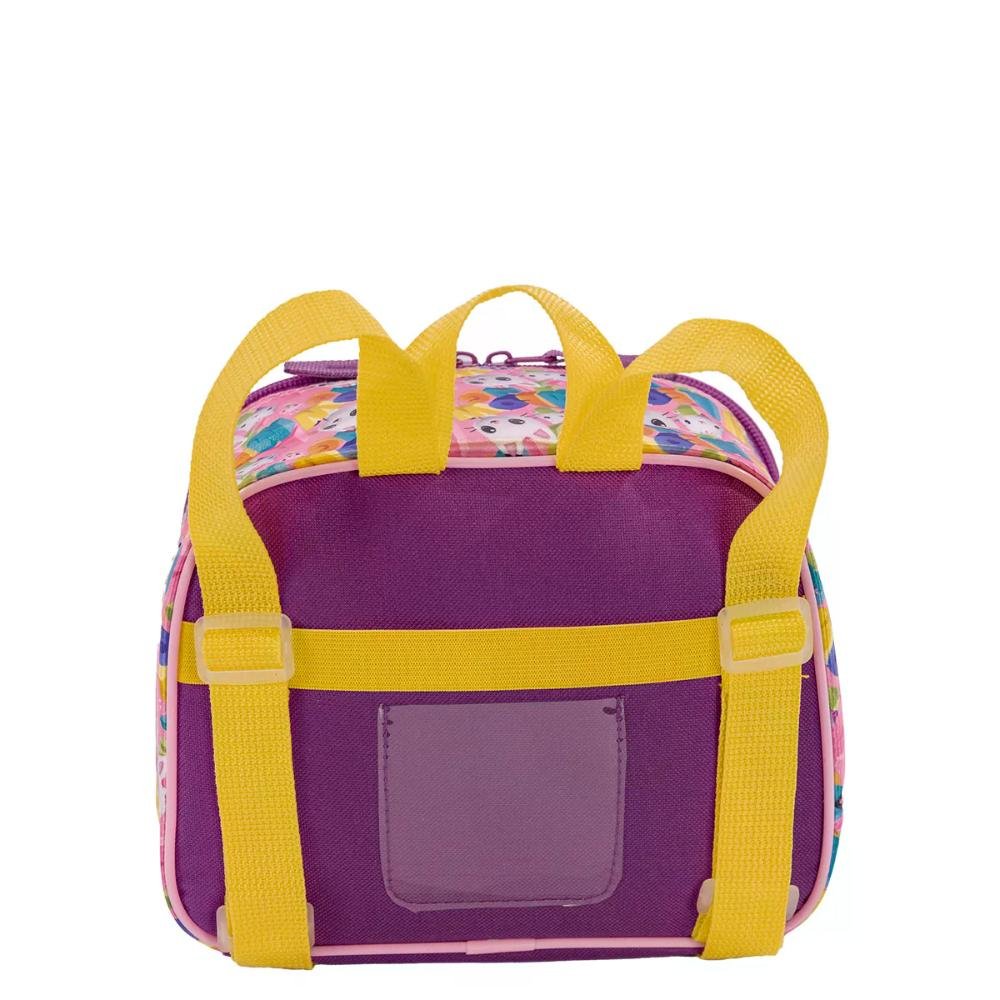 Lancheira Pequena Gabby Meow Sestini Amarelo 6