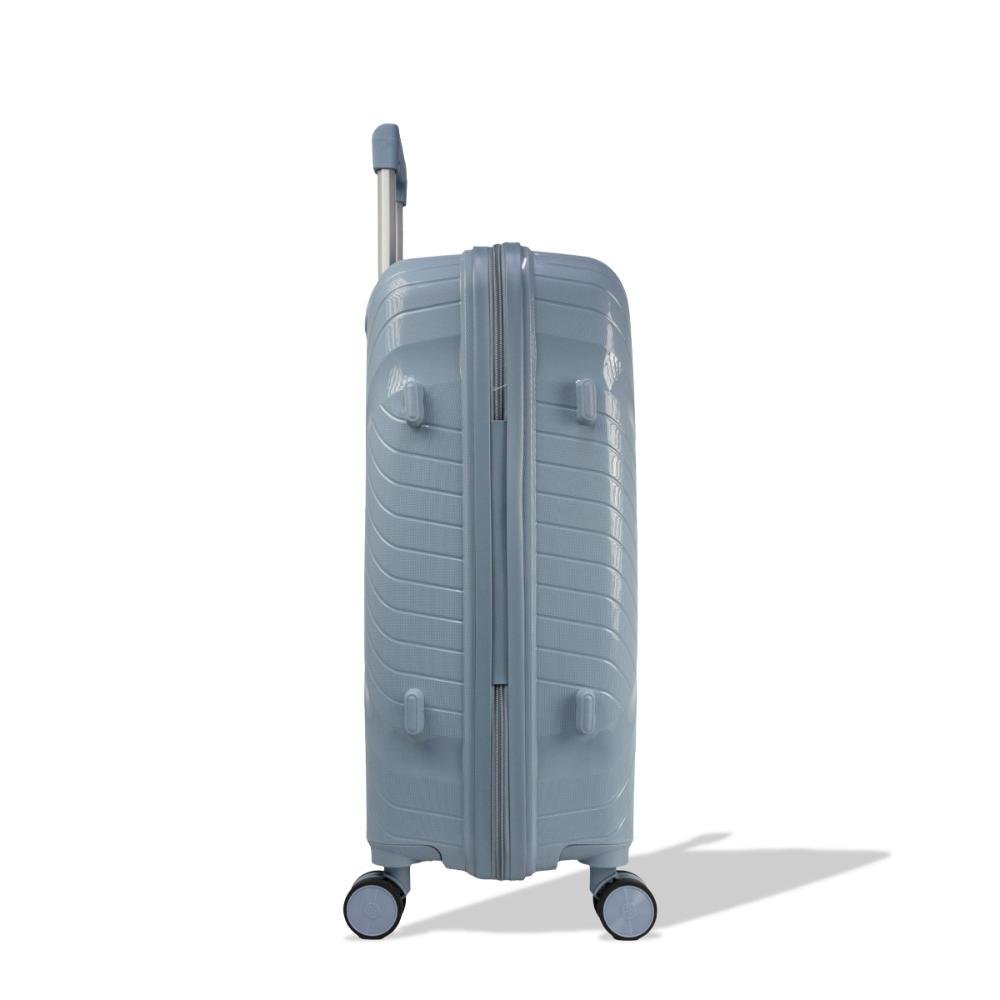 Mala Média 23kg Polipropileno Rodas Giro 360º Safe Voxx Stradda Azul Claro 2