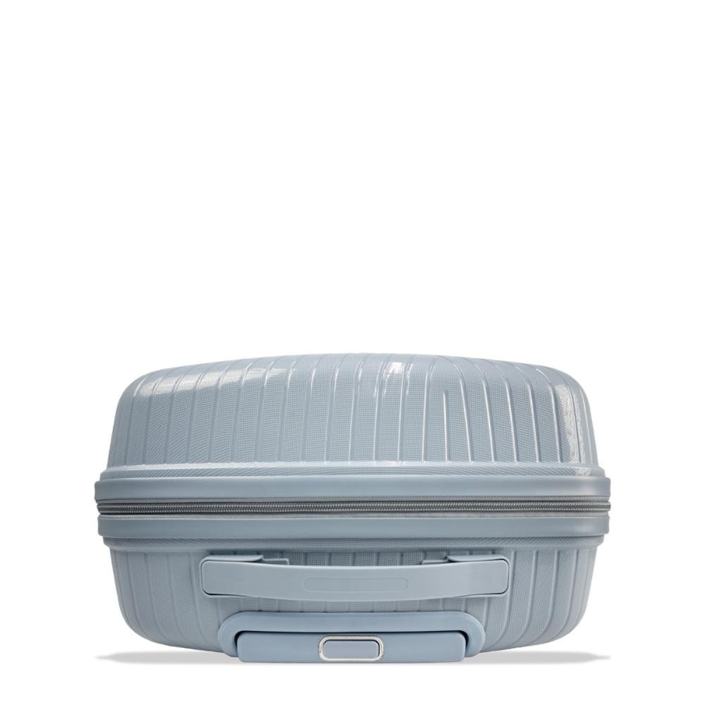Mala Média 23kg Polipropileno Rodas Giro 360º Safe Voxx Stradda Azul Claro 8