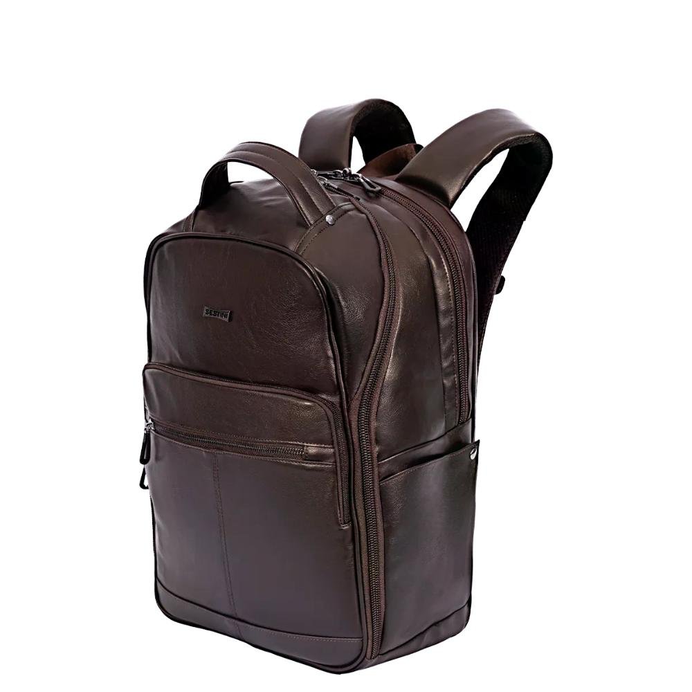 Mochila Grande 2 Compartimentos Notebook 15" Active IV Sestini Café 3