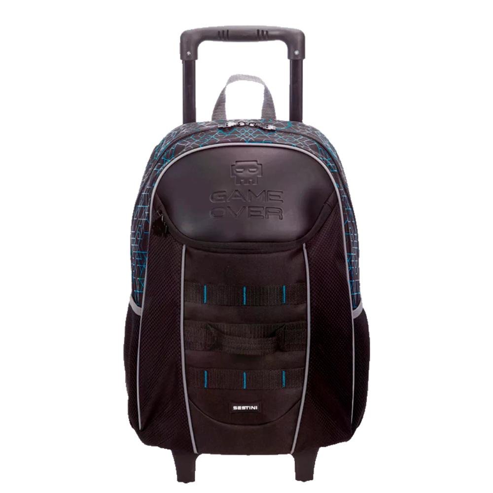 Mochila de Rodinha Juvenil Game Over Sestini