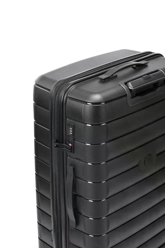Mala Grande 32kg Polipropileno Giro 360º Everest Travel Blue Preto 11