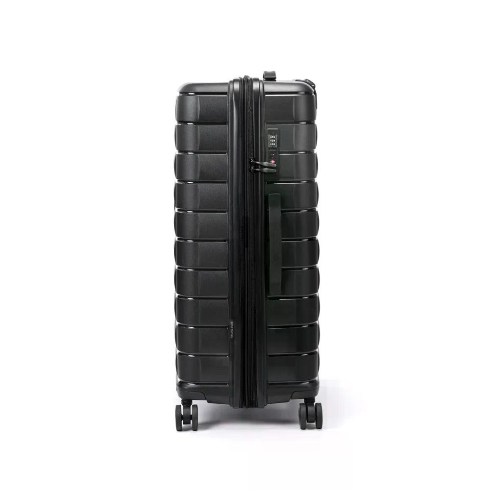 Mala Grande 32kg Polipropileno Giro 360º Everest Travel Blue Preto 6