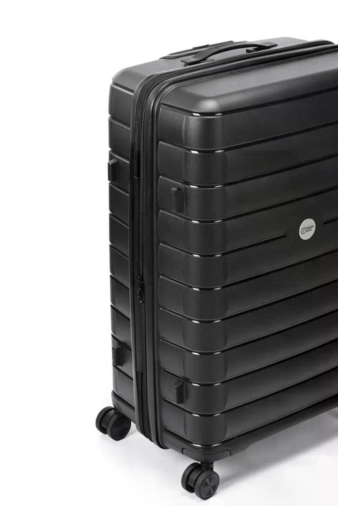 Mala Grande 32kg Polipropileno Giro 360º Everest Travel Blue Preto 10